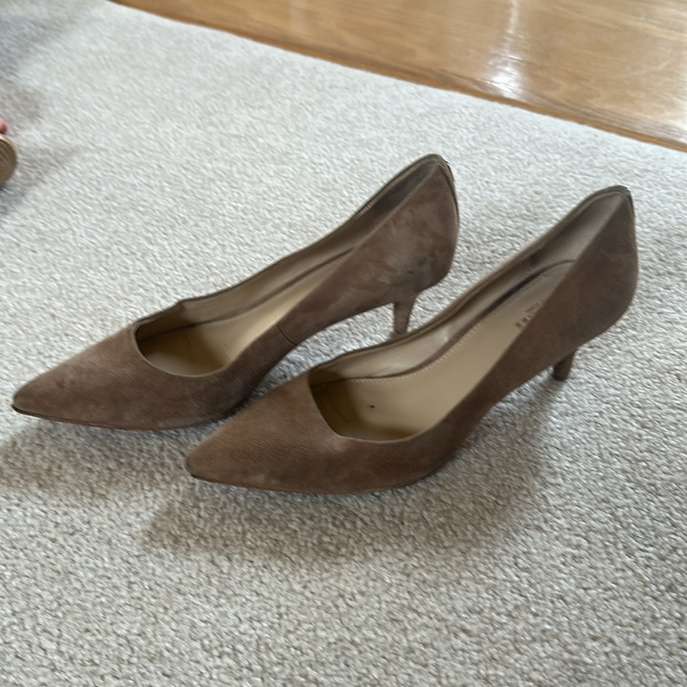 Coach suede pumps